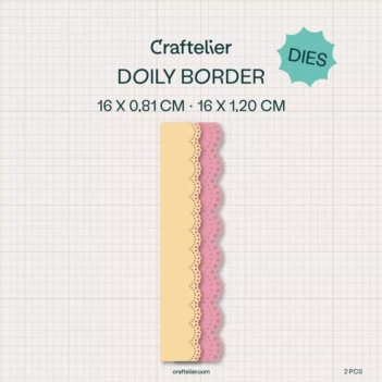 Zestaw Wykrojników Doily Borders Craftelier