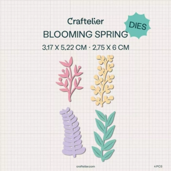 Set di fustelle Esplosione di Primavera Craftelier