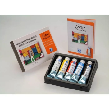 Lefranc & Bourgeois Set mit Fine Gouache-Tuben 25ml