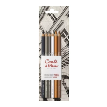 Conté 6 Assorted Sketching Pencils