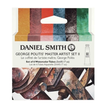 Set mit 6 Aquarelltuben George Politis II Daniel Smith 5 ml