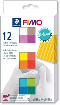 Set de 12 Fimo Soft brillante