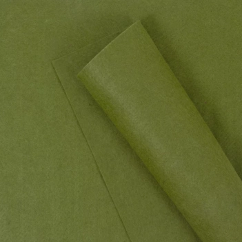 Set 2 Feuilles de tissu en feutre vert olive Craftelier 30x30cm