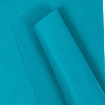 Set 2 Feuilles de tissu en feutre turquoise Craftelier 30x30cm