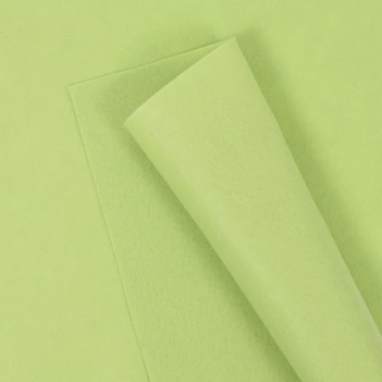 Set 2 Feuilles de tissu en feutre vert menthe Craftelier 30x30cm