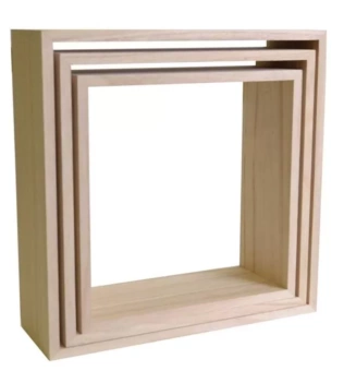Set di 3 scaffali di case Artemio