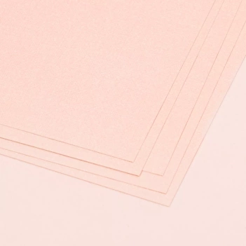 Confezione da 5 carte con texture rosa perla Craftelier 30 x 30 cm