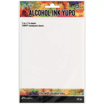 Set de 5 cartulinas Yupo Alcohol Ink Tim Holtz 20x25cm