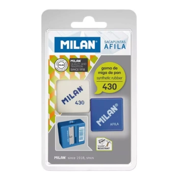Milan Anspitzerset und Radiergummi 430