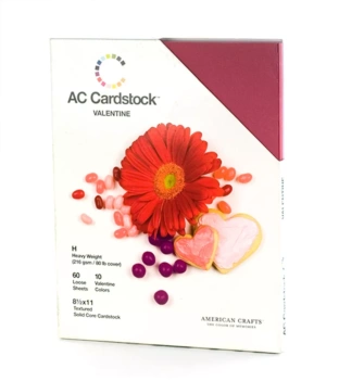 SUPER DEAL **70%** AC Set of Cardstock Valentine Paper Pad 21x27cm 