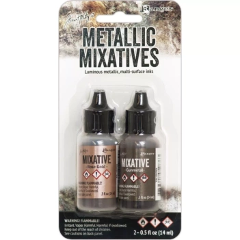 Set #4 de 3 tintas Alcohol Pearls Ink Tim Holtz