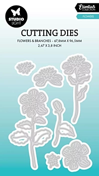 Set di fustelle luminose Flowers Essentials Collection Studio
