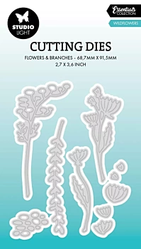 Set de troqueles Wildflowers Essentials Collection Studio Light