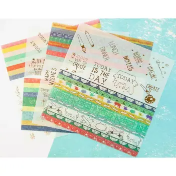 Set de Washi adhesivo Prima Planner 15x15cm