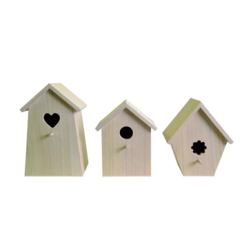3 Bird Houses Set