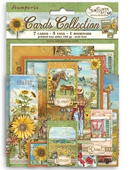 Cards Collection Sunflower Art Stamperia