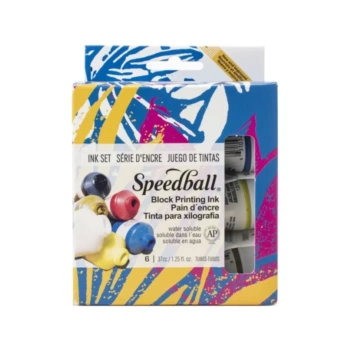 Set mit 6 Öltinten für Holzschnitt-Speedball, 37 ml