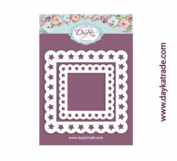 Sagoma di cartone Blonda Flowers Round Dayka

