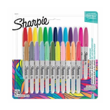 Sharpie Set met 24 Permanente Markers