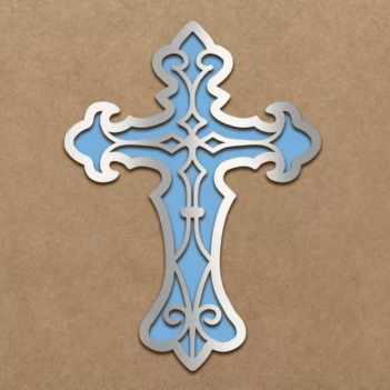 Silver Mirror Methacrylat Shaker Cross Kora Projects