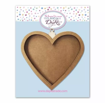 Shaker Corazón #01 Dayka 9x9cm SHK-011P
