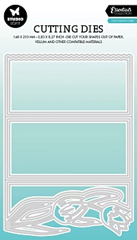 Studio Light Essentials Set Snijmallen Tulip Card Shape 