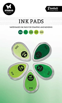 Set 5 Inks Shades of Green Essentials Studio Light