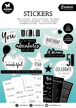 Studio Light Stickersbuch Sentiments 