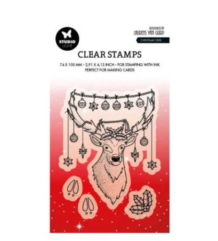 Stemple Przezroczyste Christmas Deer by Laurens Studio Light