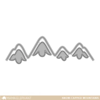 Fustella Snow Capped Mountains Mama Elephant	
