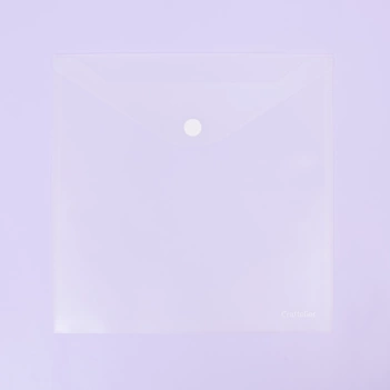 Enveloppe dossier transparent velcro pour papiers Craftelier 30x30cm