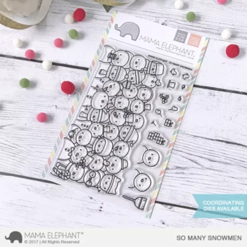 Set di timbri impilabili Cuties Mama Elephant