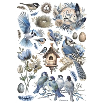 Stamperia Best Sellers Rijstpapier Vogeltjes 21x30cm