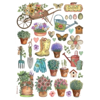 Papel de arroz Garden Best Sellers Stamperia 21x30cm
