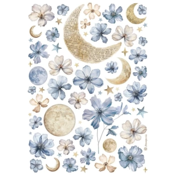 Papel de arroz Sol y Luna Best Sellers Stamperia 21x30cm