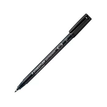 Rotulador permanente negro F Lumocolor Staedtler