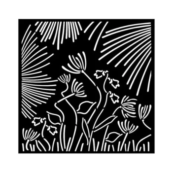 Stencil Hojas Forest Stamperia 18x18cm