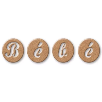 Silhouette en lettres DM Baby Stamperia
