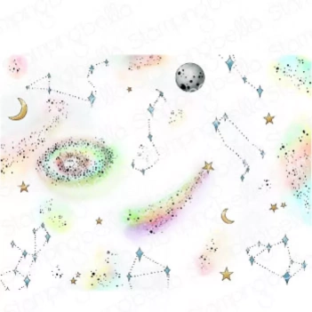Sello de Caucho Starry Sky Backdrop Stamping Bella
