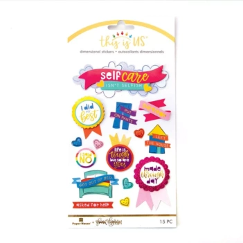 Stickers en 3D Bright Self Care Paper House