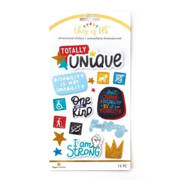 Paper House 3D Stickers Differently Abled 

