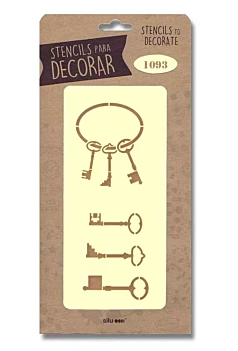 Stencil template Hardware 12,5x25cm
