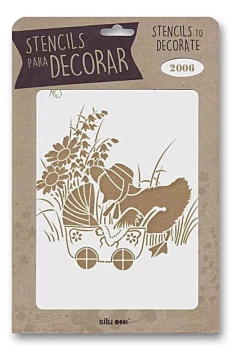 Silu Duck Stencil Template 18x25cm