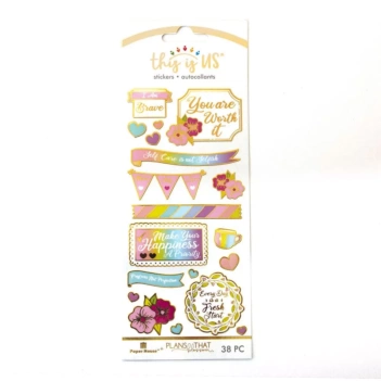 Enamel Stickers Self Care Pastels Paper House


