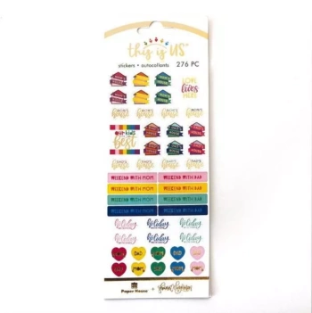 Stickers Co-Parenting Paper House