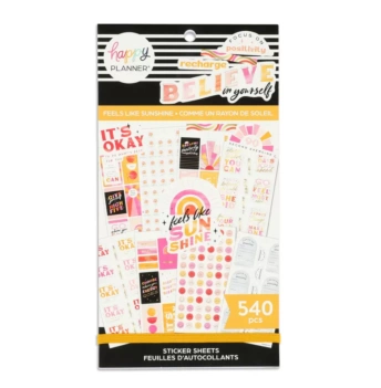 Super Pack Stickers Feels Like Sunshine Happy Planner