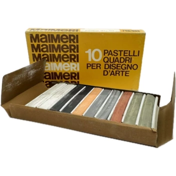 Boîte de 10 pastels carrés assortis Maimeri