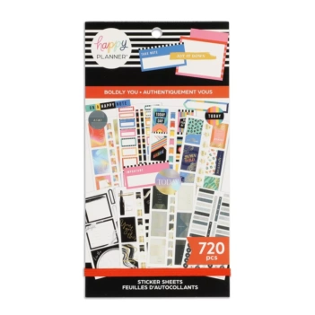Super Pack Stickers Boldly You Happy Planner
