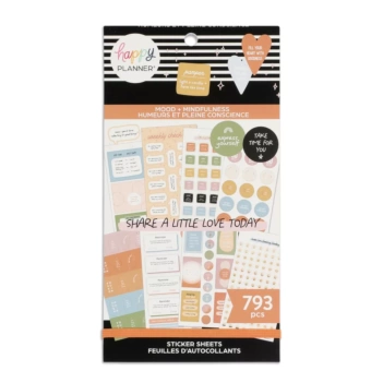 Super Pack Adesivi Stati d'animo + Mindfulness Happy Planner