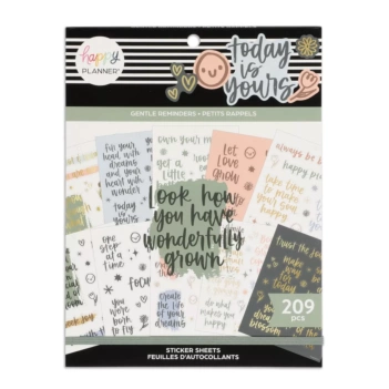 Super Pack Stickers Gentle Reminders Happy Planner